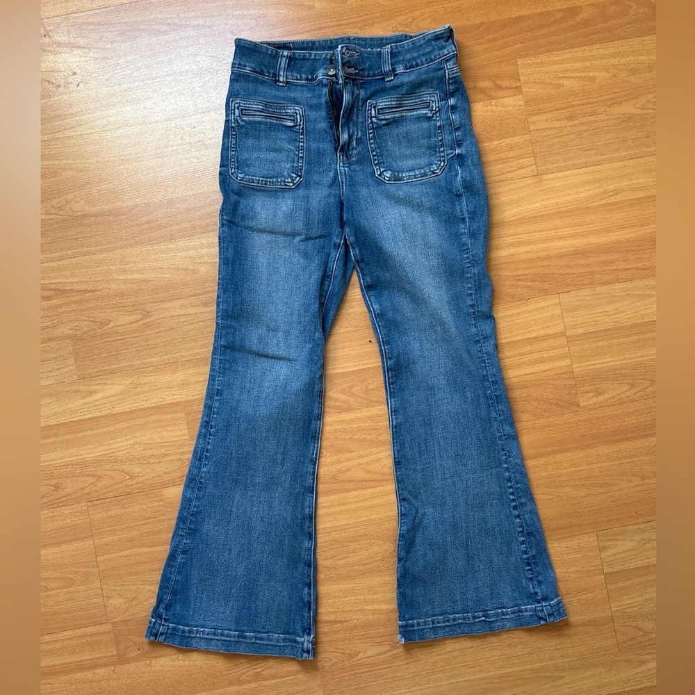 American Eagle Outfitters Blue Wide Leg Jeans